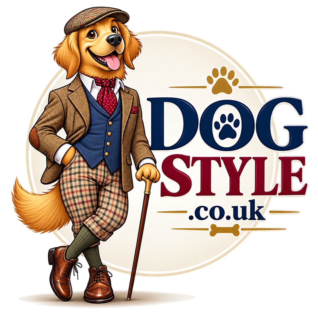 DogStyle illustrated brand graphic